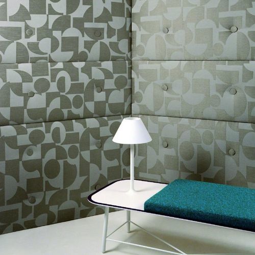 Tissu d'ameublement - STABILE - LELIEVRE - pour rideaux / mural / à motif géométrique
