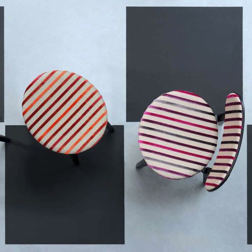Tissu d'ameublement - RIAD - LELIEVRE - pour rideaux / à rayures / en polyester