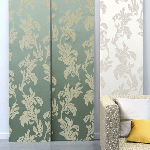 Tissu d'ameublement - ASUKA - LELIEVRE - pour rideaux / mural / à fleurs
