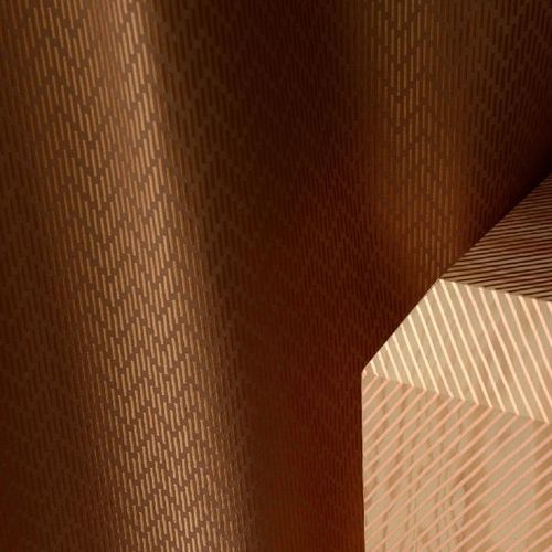 Tissu pour rideaux - BARRETTE - LELIEVRE - à motif / polyester FR / lavable