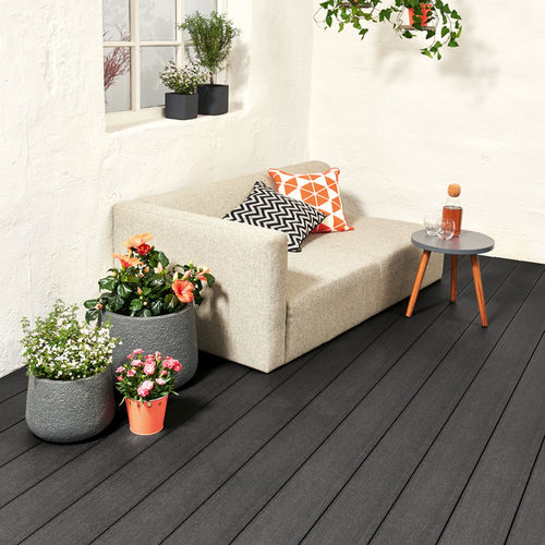 Lame de terrasse en bois composite - EXCLUSIVE - NATURinFORM GmbH - aspect bois / professionnelle / écolabel PEFC