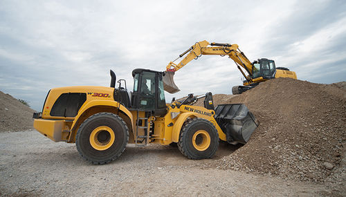 Chargeuse sur pneus - W300C - New Holland Construction - Tier 4 intermédiaire / diesel / pour chantier