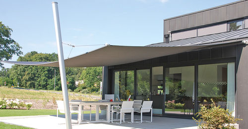 Couverture pour pergola coulissante - RAFF-C - Plaspack Netze GmbH - en tissu / résidentielle
