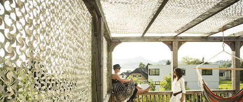 Voile d'ombrage imperméable - CHILL  - Plaspack Netze GmbH