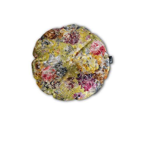 Coussin pour canapé - D119K - BRETZ - rond / à motif floral / uni