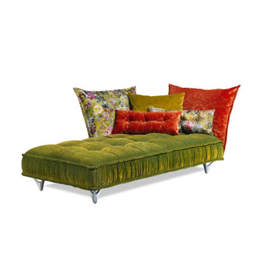 Méridienne contemporaine - OHLINDA - BRETZ - en tissu / verte