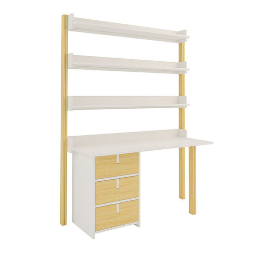 Bureau contemporain - ESPACE LOGGIA - en bois / avec étagère