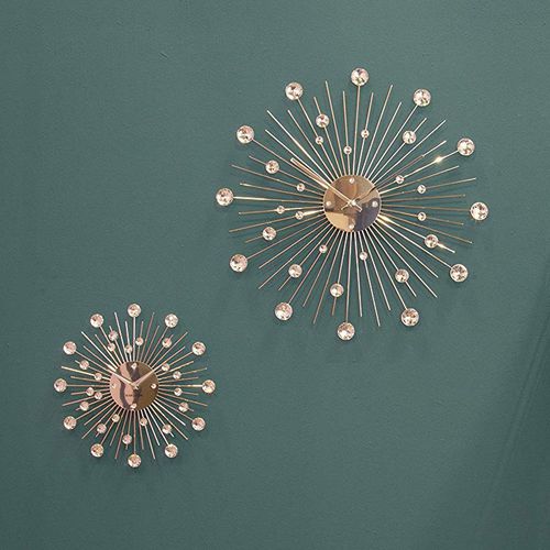 Horloge contemporaine - SUNBURST - KARLSSON CLOCKS - murale / analogique / en acier