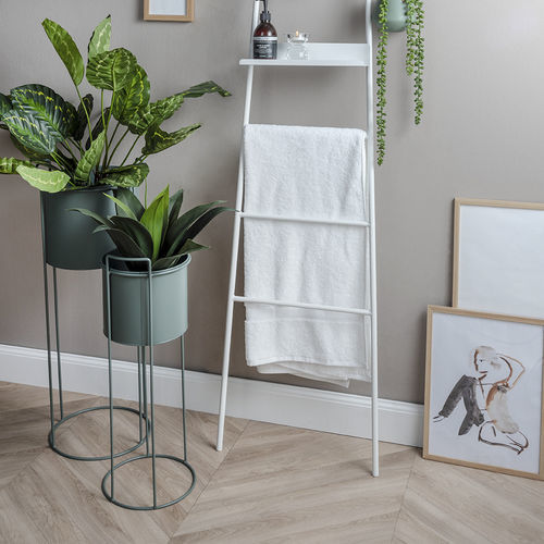 Pot de fleur en fer - Essence - KARLSSON CLOCKS - sur pied / rond / résidentiel