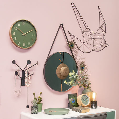 Miroir suspendu - Balanced - KARLSSON CLOCKS - contemporain / rond / en acier