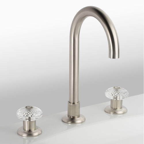 Mélangeur de vasque - C43-1301 &Eacute;L&Eacute;GANCE CLASSIQUE - Cristal&Bronze - à poser / en laiton / en nickel