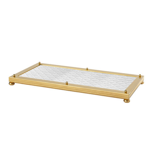 Plateau de service en laiton - FS08C-641 - Cristal&Bronze - en or / professionnel