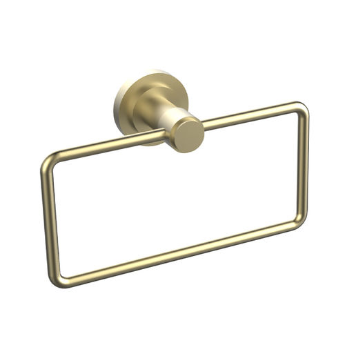 Porte-serviettes en anneau - C22-511 C&Eacute;LESTE - Cristal&Bronze - mural / en laiton