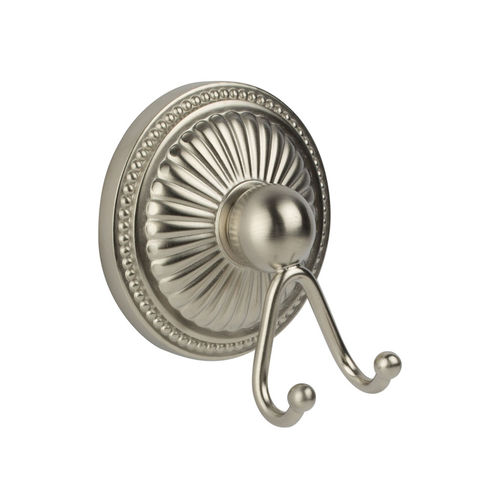 Patère classique - C40-501 BONROCHE - Cristal&Bronze - en laiton / en nickel / double