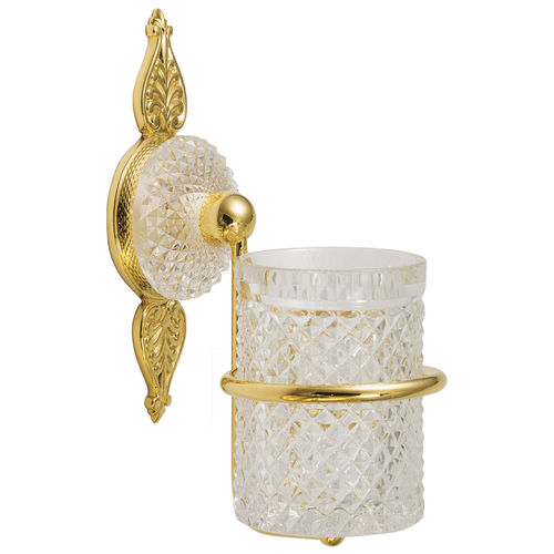 Porte-brosse à dents professionnel - C45-521 CYGNE AIL&Eacute; - Cristal&Bronze