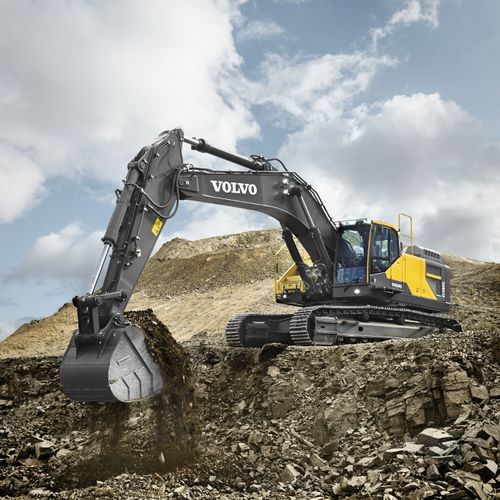 Pelle sur chenilles - EC480E - Volvo Construction Equipment Germany GmbH - pivotante / ergonomique / pour chantier