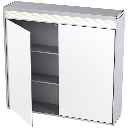 Armoire de toilette à miroir avec éclairage intégré - 8523 11 - ODF Paris - contemporaine / en aluminium / en verre