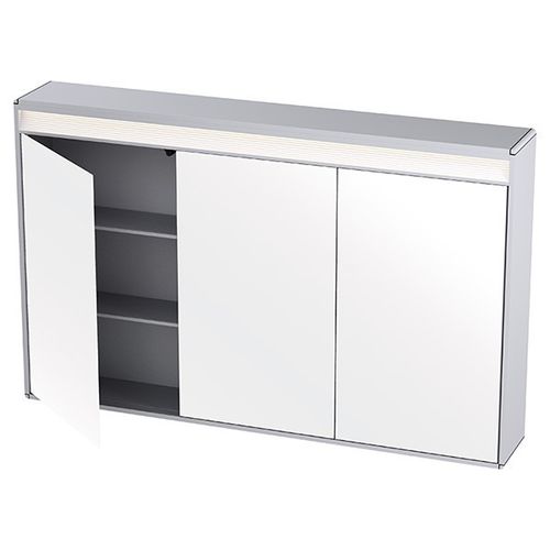 Armoire de toilette à miroir avec éclairage intégré - 8530 11 - ODF Paris - contemporaine / en aluminium / en verre
