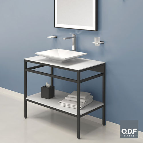 Meuble vasque à poser - 4A090 24 - ODF Paris - en aluminium / en Fenix NTM® / contemporain