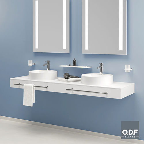 Plan vasque double - 1P180 A0 - ODF Paris - en Fenix NTM® / à usage professionnel / sur mesure