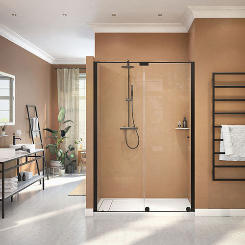 Paroi de douche coulissante - PT940 24 - ODF Paris - en niche / en verre trempé / pour chambre d'hôtel