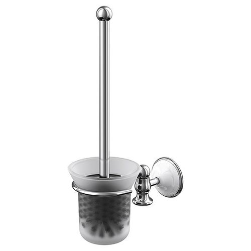 Brosse de toilettes en chrome - 2807 01 40 - ODF Paris - murale / pour hôtel