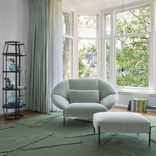 Fauteuil contemporain - PAIPAÏ - CINNA - en tissu / en mousse / en acier