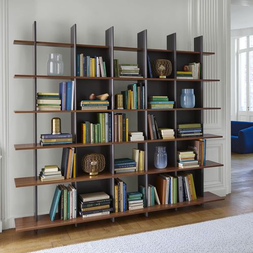 Bibliothèque contemporaine - ALLITERATION - CINNA - professionnelle / en bois laqué / blanche