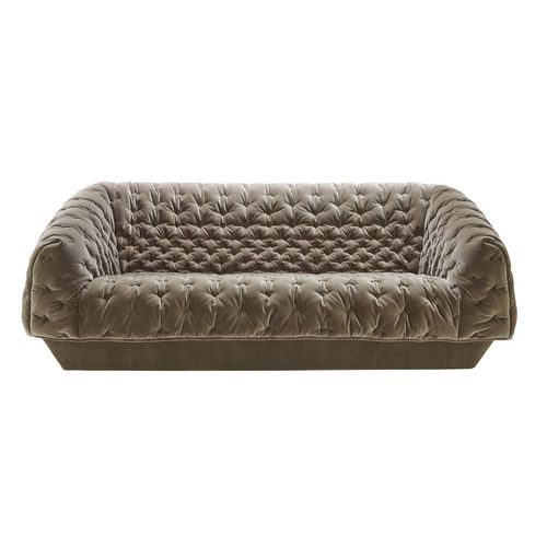Canapé contemporain - COVER - CINNA - en tissu / en cuir / à coussins
