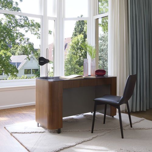 Bureau sur pied - POSTMODERNE  - CINNA - contemporain / en chêne / en noyer