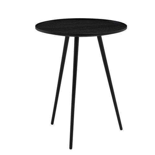 Table d'appoint design - LINDEN - CINNA - en frêne / avec piètement en frêne / ronde