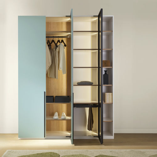 Armoire modulable - TODANA  - CINNA - contemporaine / en noyer / en acajou