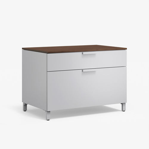 Buffet contemporain - EVERYWHERE C 1 - CINNA - en noyer / bois / en céramique