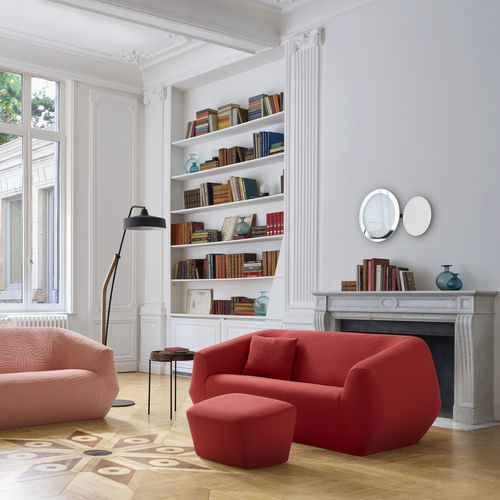 Canapé compact - UNCOVER - CINNA - contemporain / en tissu / en mousse