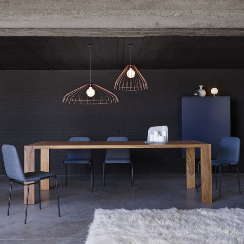 Chaise de style - TADAO - CINNA - d'intérieur / en tissu / en hêtre