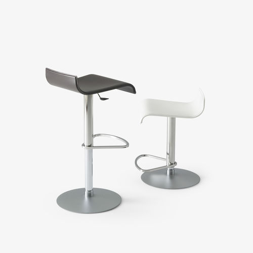 Tabouret de bar contemporain - PAM - CINNA - en hêtre / en plastique / en PMMA