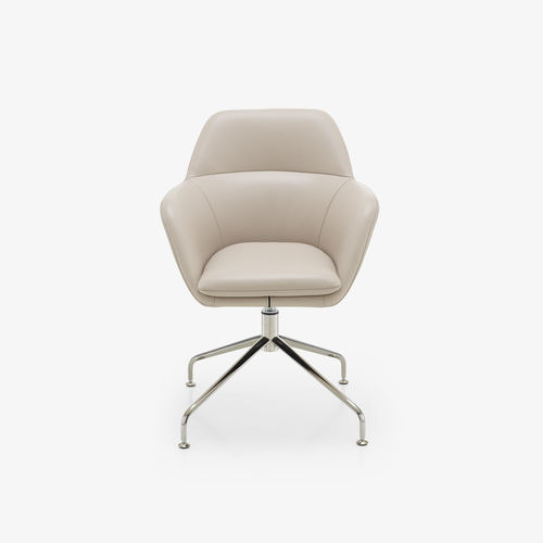 Chaise contemporaine - AMEDEE - CINNA - d'intérieur / en tissu / en cuir