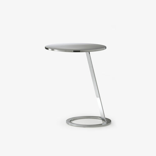 Table d'appoint contemporaine - GOOD MORNING - CINNA - en acier inoxydable / en aluminium laqué / en acier laqué