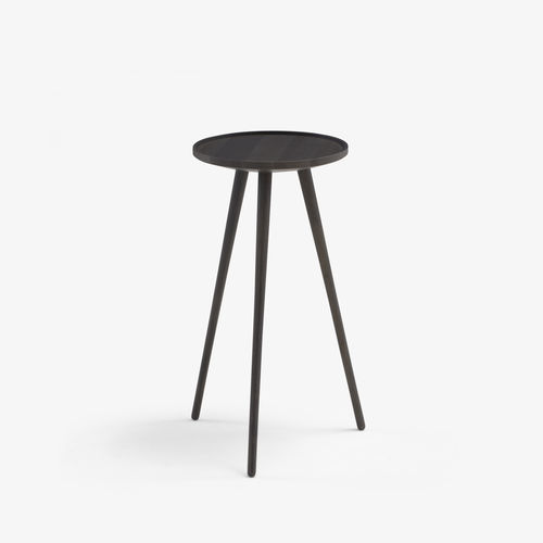 Table d'appoint contemporaine - LINDEN - CINNA - en frêne / avec piètement en frêne / ronde