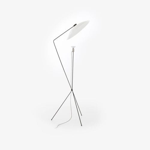 Lampe sur pied - SOLVEIG - CINNA - en acier / en nickel / en acier laqué