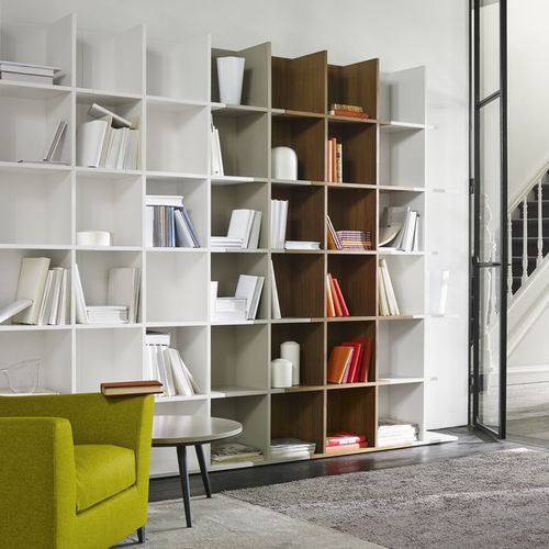 Bibliothèque modulable - OKA - CINNA - contemporaine / professionnelle / en bois laqué