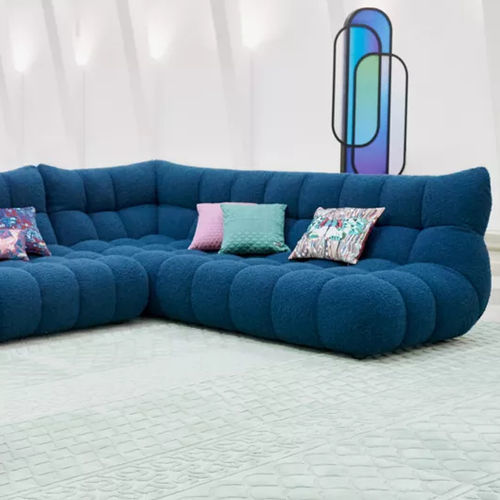 Canapé modulable - SETUP - ROCHE BOBOIS - contemporain / en tissu / gris