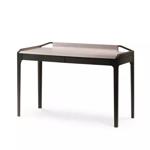 Bureau sur pied - TANGO - ROCHE BOBOIS - contemporain / en cuir / en chêne