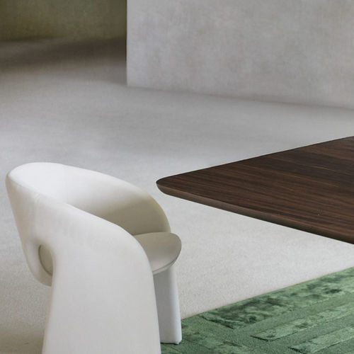 Chaise contemporaine - CELESTE 2 - ROCHE BOBOIS - d'intérieur / en tissu / tapissée