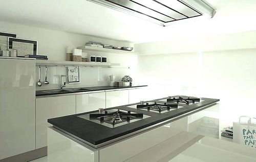 Cuisine contemporaine - SLATE NATURAL - Ardesia Mangini A & D snc - en ardoise / sans poignée / mate