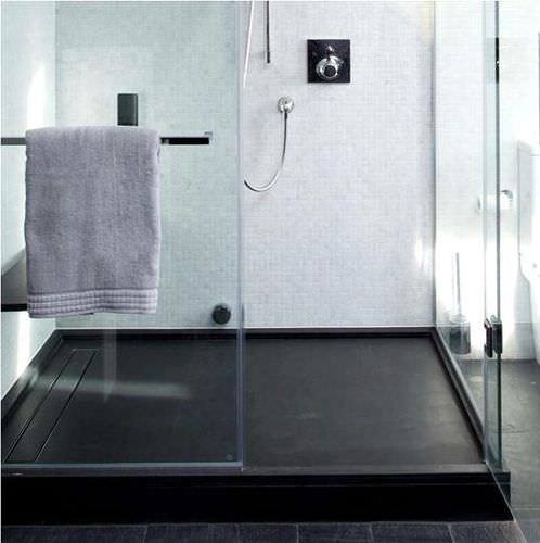 Receveur de douche rectangulaire - ITALIAN SLATE - Ardesia Mangini A & D snc - surélevé / en ardoise / sur mesure