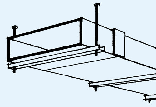 Goulotte de câblage en plâtre - R 1.7101 - Saint Gobain Rigips - de plafond / professionnelle