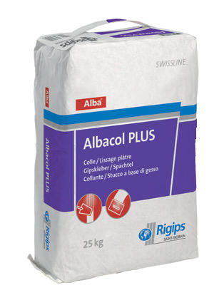 Mortier-colle - SWISSLINE : ALBA® ALBACOL PLUS - Saint Gobain Rigips