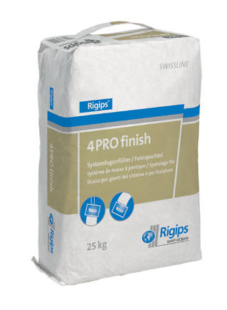 Enduit de jointoiement - SWISSLINE : 4PRO FINISH - Saint Gobain Rigips - pour cloison / en plâtre