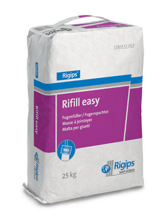 Enduit de jointoiement - SWISSLINE : RIFILL EASY - Saint Gobain Rigips - pour cloison / en plâtre
